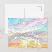 天国の天使猫たちよ、哀悼とペットの死への共感を ポストカード (正面/裏面)