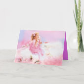 天国の天使…早く元気になる カード (裏面)