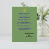 天国の子供のクリスマスカード 招待状 (スタンド正面)