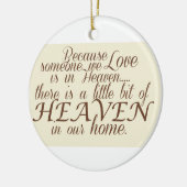 天国の少しビット セラミックオーナメント (左)