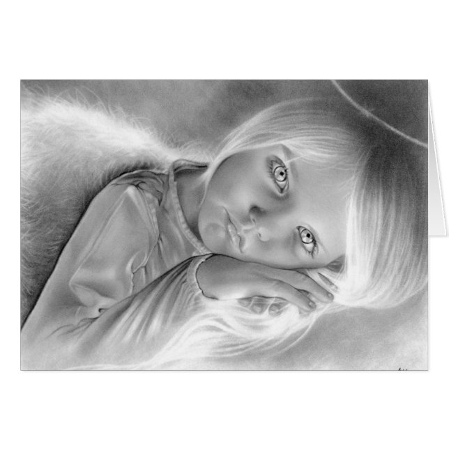 天国の少し天使カード (正面横)