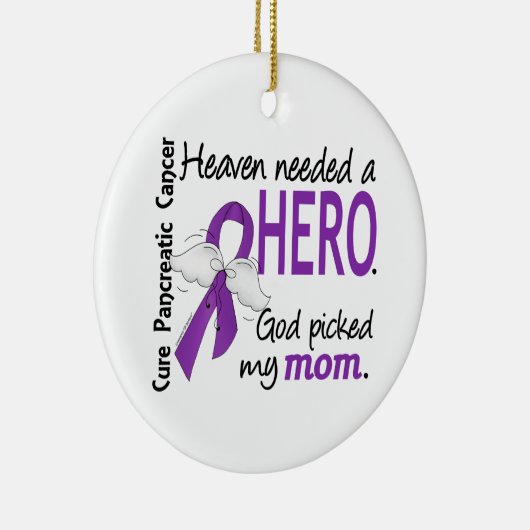 天国の必要な英雄のお母さんの膵臓癌 セラミックオーナメント (右)