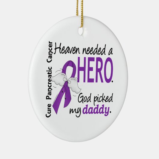 天国の必要な英雄のお父さんの膵臓癌 セラミックオーナメント (右)