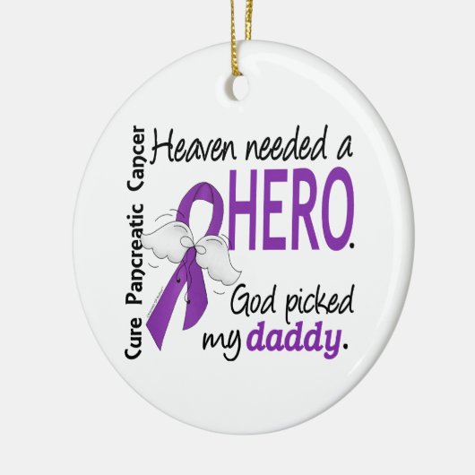 天国の必要な英雄のお父さんの膵臓癌 セラミックオーナメント (左)