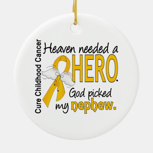 天国の必要な英雄の甥の幼年期の蟹座 セラミックオーナメント (裏面)