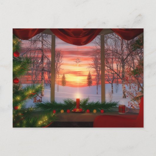 天国の日帰りクリスマスポストカード ポストカード (正面)