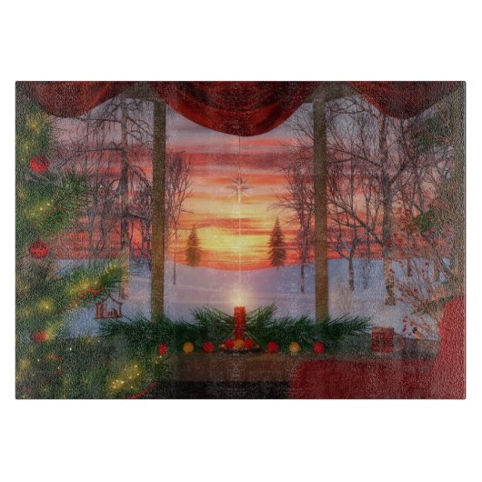 天国の日帰り板 カッティングボード (正面)