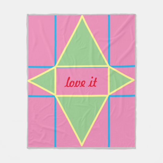 天国の暖かいフリースブランケット フリースブランケット (正面)