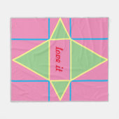 天国の暖かいフリースブランケット フリースブランケット (正面(横))