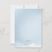 天国の死別のサンキューカード サンキューカード (裏面)