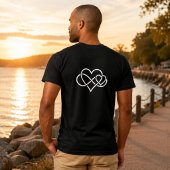 天国の母へ 無限のハート 母の日 メモリアル Tシャツ