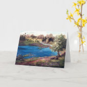 天国の父の日カードの部分 カード (黄色い花)