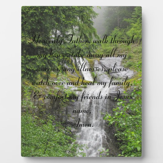 天国の父ホーム祈りの言葉プラーク フォトプラーク (正面)