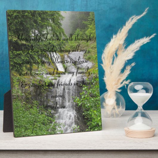 天国の父ホーム祈りの言葉プラーク フォトプラーク (側面)