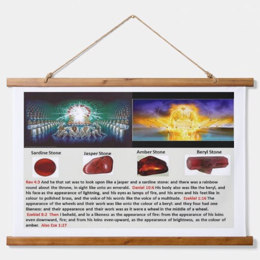 天国の父 吊り下げ型タペストリー (正面)