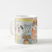 天国の犬たち コーヒーマグカップ (正面左)