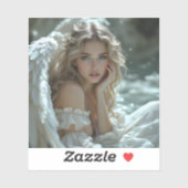 天国の目：静かな天使疑問に思 シール (シート)