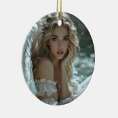 天国の目：静かな天使疑問に思 セラミックオーナメント (右)