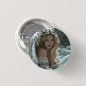 天国の目:静かな天使疑問に思 缶バッジ (正面&裏面)