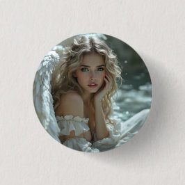 天国の目：静かな天使疑問に思 缶バッジ