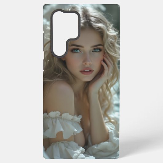 天国の目：静かな天使疑問に思 SAMSUNG GALAXYケース (裏面)