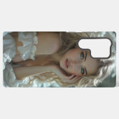 天国の目：静かな天使疑問に思 SAMSUNG GALAXYケース (裏面横)