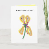 天国の記憶挨拶状 カード (正面)