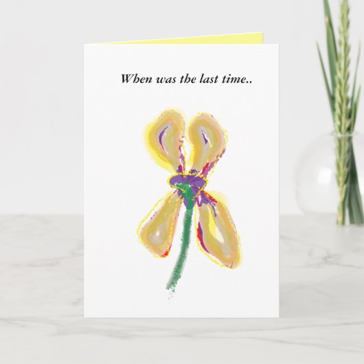 天国の記憶挨拶状 カード (正面)