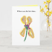 天国の記憶挨拶状 カード (黄色い花)