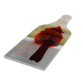 天国の詩からの訪問者を持つ（鳥）ショウジョウコウカンチョウ カッティングボード (角)
