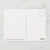 天国の詩からの訪問者を持つ（鳥）ショウジョウコウカンチョウ ポストカード (裏面)