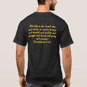"天国の賛歌" キリスト教Tシャツ Tシャツ (裏面)