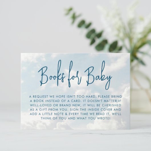 天国の赤ちゃんシャワーベビー本 エンクロージャーカード (スタンド正面)