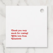 天国の赤ちゃんシャワー フェイバータグ (裏面)