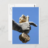 天国の鍵とセント・ペテロの手 ポストカード (正面/裏面)