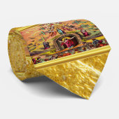 天国の門で、金ゴールド箔の質感とイエス ネクタイ (ロール)