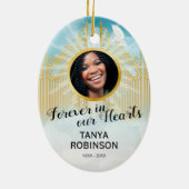 天国の門 – メモリアルトリビュート セラミックオーナメント (裏面)