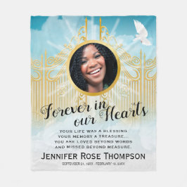 天国の門 – メモリアルトリビュート フリースブランケット