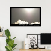 天国の雲の端 ポスター (ホームオフィス)