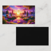 天国の黄金の十字架 名刺 (正面/裏面)