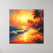 天国の黄金の響き キャンバスプリント (正面)