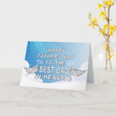 天国の"最高のパパ"に父の日を！ カード (黄色い花)