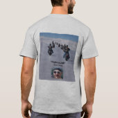 天国のTシャツ-メンズ Tシャツ (裏面)