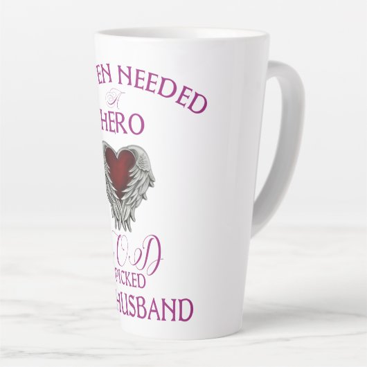 天国はヒーローが必要だった神は私の夫を選んだ カフェラテマグ (右アングル)