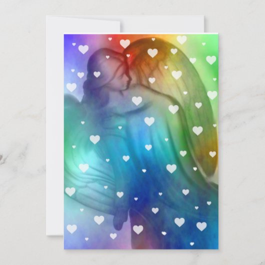 天国は今日、ハート雨が降っている 招待状 (正面)