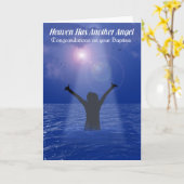 天国は別の天使を持っている（女性） カード (黄色い花)