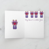 天国は挨拶状を渡します カード (内部)