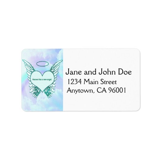 天国は新しい天使を持っている ラベル (正面)