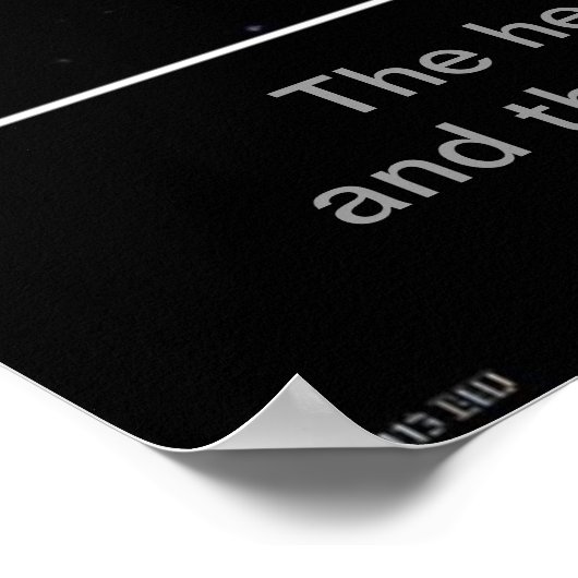 天国は深いポスターからのハッブルフィールドビューを宣言 ポスター (角)