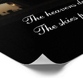 天国は神の栄光を宣言し… ポスター (角)